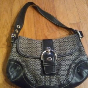 Coach F10926 Soho Jacquard Hobo Purse